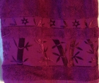 Полотенце махра Juanna Soft Темные Цвет: Малиновый (70*140)