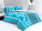 Комплект постельного белья Сатин Deco Bianca Бамбук Sarmasik Цвет: Бирюзовый (Евро 70*70&50*70 Х 2)